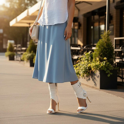 White Open Toe Ankle Booties, Buckle Cutout High Heel Boots, Strappy Stiletto Shoes